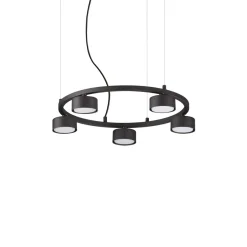 Ideal Lux Żyrandole<Minor Round Sp5 - - lampa wisząca