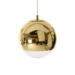 Tom Dixon Wiszące Ekskluzywne|Żyrandole<Mirror Ball Ø25 złoty - - lampa wisząca złotyNapięcie: 230V