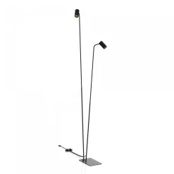 Nowodvorski Lampy Stojące I Podłogowe|Lampy Biurowe, Oświetlenie Do Biura<Mono Black-Gold Ii - - lampa podłogowa nowoczesna