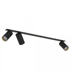 Nowodvorski Oprawy Wpuszczane<Mono Surface Black-Gold III - - oprawa punktowa nowoczesna