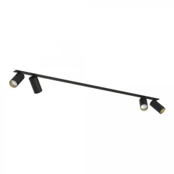 Nowodvorski Oprawy Wpuszczane<Mono Surface Black-Gold Iv - - oprawa punktowa nowoczesna