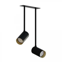Nowodvorski Oprawy Wpuszczane|Lampy Industrialne<Mono Surface Long Ii Black-Gold - - lampa sufitowa nowoczesna