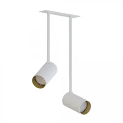 Nowodvorski Oprawy Wpuszczane<Mono Surface Long Ii White-Gold - - lampa sufitowa nowoczesna