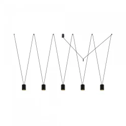 Nowodvorski Żyrandole|Lampy Do Jadalni<More Tone Black-Gold V - - lampa wisząca nowoczesna