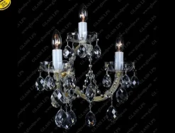 Glass LPS Kinkiety Stylowe|Kinkiety Kryształowe<N24 001/03/1; F cut - - kinkiet kryształowy