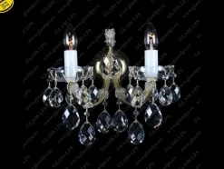 Glass LPS Kinkiety Stylowe|Kinkiety Kryształowe<N24 001/02/1; F cut - - kinkiet kryształowy