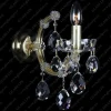 Glass LPS Kinkiety Stylowe|Kinkiety Kryształowe<N24 001/01/1; F cut, GOLD - - kinkiet kryształowy