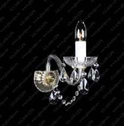 Glass LPS Kinkiety Stylowe|Kinkiety Kryształowe<N21 006/01/1-A - - kinkiet kryształowy