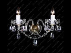 Glass LPS Kinkiety Stylowe|Kinkiety Kryształowe<N21 801/02/1-A - - kinkiet kryształowy