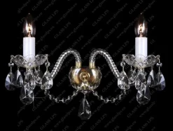 Glass LPS Kinkiety Stylowe|Kinkiety Kryształowe<N21 120/02/1-A - - kinkiet kryształowy