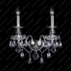 Glass LPS Kinkiety Stylowe|Kinkiety Kryształowe<N21 892/02/1-A, 2; SILVER - - kinkiet kryształowy