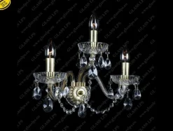 Glass LPS Kinkiety Stylowe|Kinkiety Kryształowe<N21 006/03/1-A; GOLD - - kinkiet kryształowy