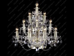 Glass LPS Kinkiety Stylowe|Kinkiety Kryształowe<N21 009/10/1-A; GOLD, lip. - - kinkiet kryształowy