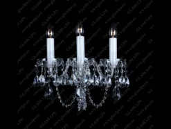 Glass LPS Kinkiety Stylowe|Kinkiety Kryształowe<N21 918/03/1-A; Ni - - kinkiet kryształowy