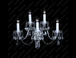 Glass LPS Kinkiety Stylowe|Kinkiety Kryształowe<N21 918/05/1-A; Ni - - kinkiet kryształowy