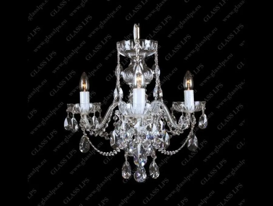 Glass LPS Kinkiety Stylowe|Kinkiety Kryształowe<N21 801/03/1-A, Ni - - kinkiet kryształowy