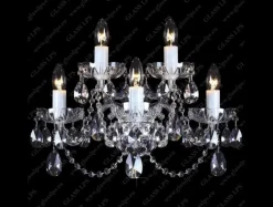 Glass LPS Kinkiety Stylowe|Kinkiety Kryształowe<N21 801/05/1-A, Ni - - kinkiet kryształowy