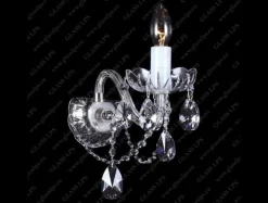 Glass LPS Kinkiety Stylowe|Kinkiety Kryształowe<N21 801/01/1-A, Ni - - kinkiet kryształowy