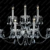Glass LPS Kinkiety Stylowe|Kinkiety Kryształowe<N21 918/07/1-A; SILVER - - kinkiet kryształowy