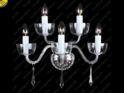 Glass LPS Kinkiety Stylowe|Kinkiety Kryształowe<N21 901/05/3-H; Ni - - kinkiet kryształowy