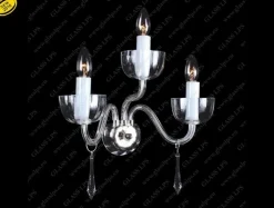 Glass LPS Kinkiety Stylowe|Kinkiety Kryształowe<N21 901/03/3-H; Ni - - kinkiet kryształowy