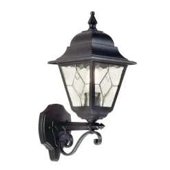 Elstead Lighting Kinkiety Zewnętrzne: Ogrodowe I Elewacyjne|Lampy Ogrodowe, Oświetlenie Do Ogrodu<Norfolk Black - - kinkiet ogrodowy góra