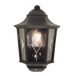 Elstead Lighting Kinkiety Zewnętrzne: Ogrodowe I Elewacyjne|Lampy Ogrodowe, Oświetlenie Do Ogrodu<Norfolk Black - - kinkiet ogrodowy