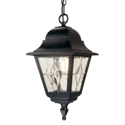 Elstead Lighting Lampy Wiszące Zewnętrzne|Lampy Ogrodowe, Oświetlenie Do Ogrodu<Norfolk Black - - lampa wisząca ogrodowa