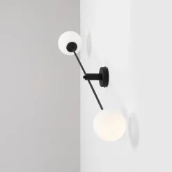 Artera Kinkiety I Lampy Na Ścianę|Lampy Do Łazienki<Ohio 2 Wall Black - - kinkiet