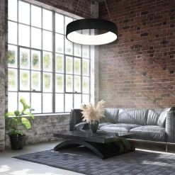 Milagro Żyrandole|Nowoczesne Lampy Wiszące<Ohio Led Black - - lampa wisząca nowoczesna