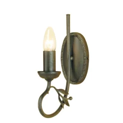 Elstead Lighting Kinkiety I Lampy Na Ścianę|Lampy Do Salonu, Oświetlenie Salonu<Olivia Black And Gold - - kinkiet pojedynczy