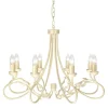 Elstead Lighting Żyrandole|Lampy Do Salonu, Oświetlenie Salonu<Olivia Ivory Gold - - lampa wisząca 8-ramienna