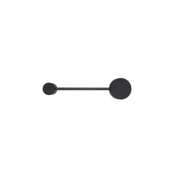 Nowodvorski Kinkiety I Lampy Na Ścianę|Kinkiety Nowoczesne<Orbit Black I - - kinkiet
