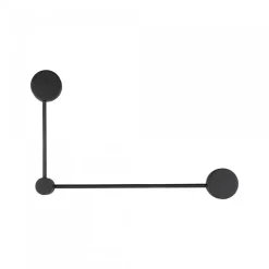 Nowodvorski Kinkiety I Lampy Na Ścianę|Kinkiety Nowoczesne<Orbit Black Ii - - kinkiet nowoczesny