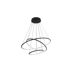 Milagro Żyrandole|Nowoczesne Lampy Wiszące<Orion Black 3 - - lampa wisząca nowoczesna