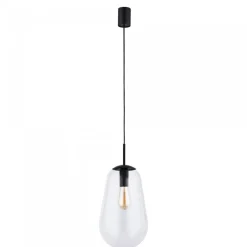 Nowodvorski Nowoczesne Lampy Wiszące|Żyrandole<Pear Black M - - lampa wisząca nowoczesna
