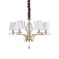 Ideal Lux Żyrandole<Pegaso Sp5 - - lampa wisząca