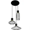 Nowodvorski Żyrandole|Lampy Do Salonu, Oświetlenie Salonu<Pico Black-Gold III 8863 - - lampa wisząca nowoczesna