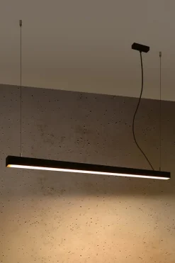 THORO Lampy Do Kuchni, Oświetlenie Kuchenne|Żyrandole<Pinne 115 Czarna 3000K - - lampa wisząca