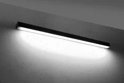THORO Kinkiety I Lampy Na Ścianę|Lampy I Kinkiety Nad Lustro, Oświetlenie Lustra<Pinne 115 Czarny 4000K - - lampa ścienna