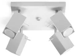 SOLLUX LIGHTING Plafony Sufitowe I Ścienne|Lampy Do Sypialni, Oświetlenie Do Sypialni<Plafon MERIDA 4 - Sollux Biały