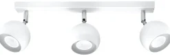 SOLLUX LIGHTING Plafony Sufitowe I Ścienne|Lampy Do Sypialni, Oświetlenie Do Sypialni<Plafon OCULARE 3 - Sollux Biały