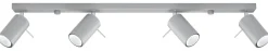 SOLLUX LIGHTING Plafony Sufitowe I Ścienne|Nowoczesne Plafony Sufitowe<Plafon RING 4L Szary - Sollux