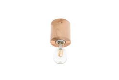 SOLLUX LIGHTING Plafony Sufitowe I Ścienne|Lampy Do Sypialni, Oświetlenie Do Sypialni<Plafon SALGADO - Sollux Naturalne drewno