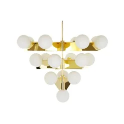 Tom Dixon Żyrandole|Wiszące Ekskluzywne<Plane Chandelier złoty - - lampa wisząca