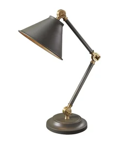 Elstead Lighting Lampki Na Biurko, Oświetlenie Biurkowe|Lampy Do Salonu, Oświetlenie Salonu<Provence Dark Grey And Aged Brass - - lampa biurkowa nowoczesna