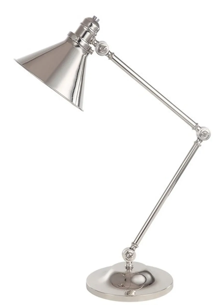Elstead Lighting Lampki Na Biurko, Oświetlenie Biurkowe|Lampy Do Salonu, Oświetlenie Salonu<Provence Polished Nickel - - lampa biurkowa klasyczna