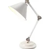 Elstead Lighting Lampki Na Biurko, Oświetlenie Biurkowe|Lampy Na Biurko Klasyczne<Provence White And Polished Nickel - - lampa biurkowa nowoczesna
