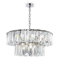 Maytoni Żyrandole|Lampy Kryształowe Wiszące<Puntes Chrome Xii - - lampa wisząca nowoczesna