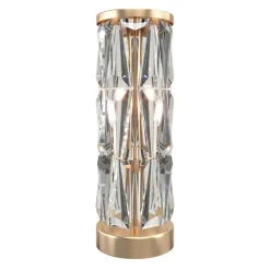 Maytoni Lampki Na Biurko, Oświetlenie Biurkowe|Lampy Stojące Kryształowe<Puntes Gold - - lampa stołowa